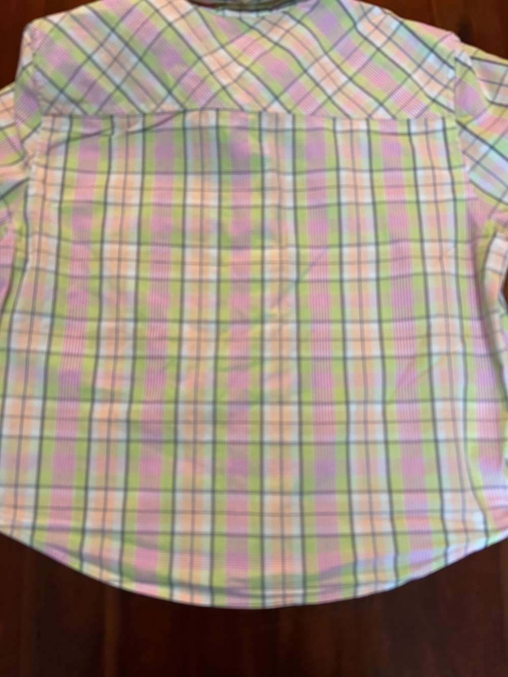 Aritzia Sunday Best Sun-Deh Pastel Plaid Pajama Lounge Set Short Sleeve Shorts S - Picture 4 of 6